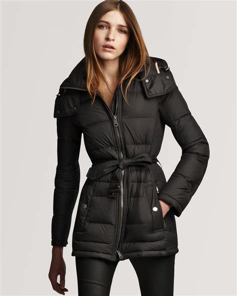 Burberry puffer jacket women's